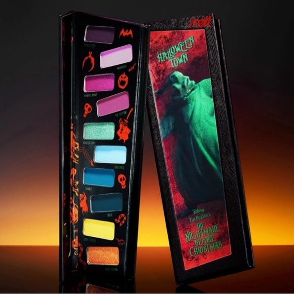 💋HP💐The Nightmare Before Christmas Halloween Town Eyeshadow Palette NIB - Picture 1 of 2